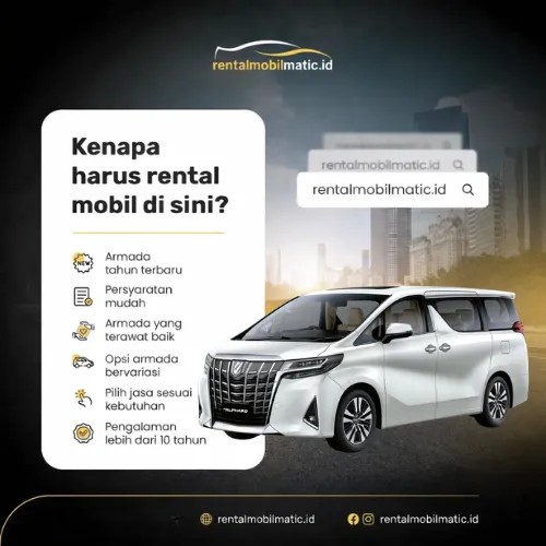 harga sewa Alphard bulanan terdekat