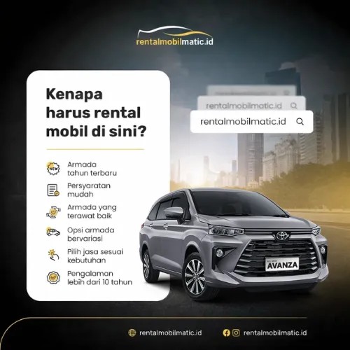 Harga Sewa Avanza Bulanan Terdekat